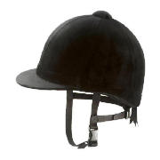 tesco Black Horse Riding Helmet 56 cm