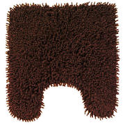 Chenille Pedestal Mat, Chocolate