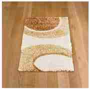 Tesco circles shaggy rug 120x170cm natural