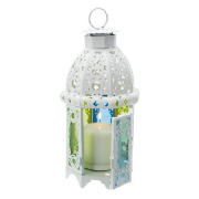 Coloured Glass Lantern