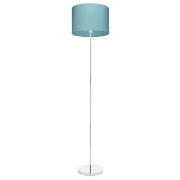 cotton shade floor lamp duck egg