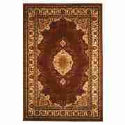 Tesco Dakhla medallion rug 133x195cm brick