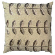 Embroidered Leaf Cushion, Eva