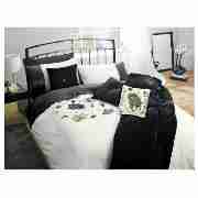 Floral Lace Embroidered Single Duvet Set,