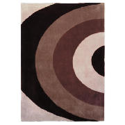 Graduated Semi Circles Rug, Natural