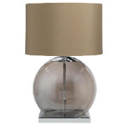 Tesco Hotel 5 * Smokey Glass Based Table Lamp