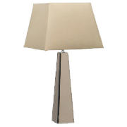 Tesco Hotel 5 * Smokey Mirror Pyramid Table Lamp