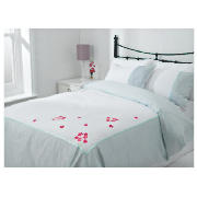 Tesco Imogen Embroidered Duvet Set Kingsize, White