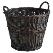 Tesco Large Round Basket Chocolate Colour