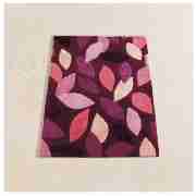 Tesco leaves rug 120x170cm plum