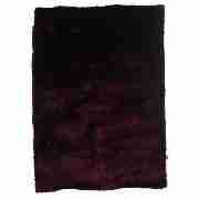 Tesco luxurious shaggy 150x240cm plum