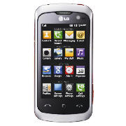 Tesco Mobile Cookie GIG LG KM570 mobile phone