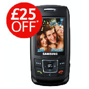 Tesco Mobile Samsung E250 with 10 pounds top up