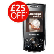 tesco Mobile Samsung J700 Charcoal with 10