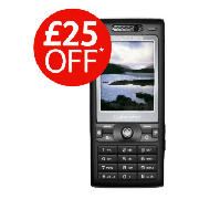 Tesco Mobile Sony Ericsson K800i with 10 pounds