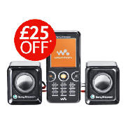 tesco Mobile Sony Ericsson W610i with 10 pounds