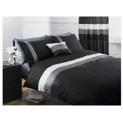 tesco Nanza Duvet Set Kingsize, Black