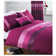 Nanza Duvet Set Kingsize, Plum