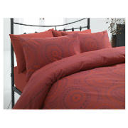 Tesco New Moroccan Double Duvet Set, Red