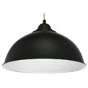 Tesco Painted Enamel Industrial Shade, Black