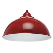 Painted Enamel Industrial Shade, Red