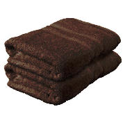 Pair of Bath Towels, Chocolate