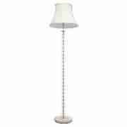 Pleated floor lamp cream