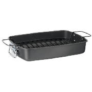 Tesco Professional roasting pan with rack and