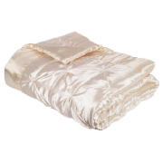 tesco Satin Bedspread Double/King 200x220cm, Cream