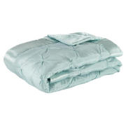 Satin Bedspread Double/King, Aqua 200x220cm