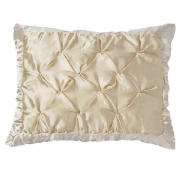 Satin Cushion, Gold