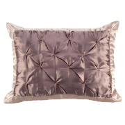 tesco Satin Cushion, Mocha