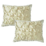 Satin Cushion Twinpack, Gold