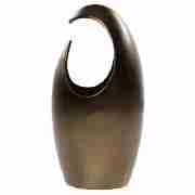 sculptured table lamp bronze