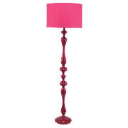 Tesco Spindle floor lamp fuschia