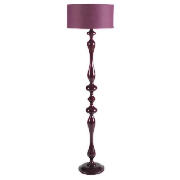 Spindle Floor Lamp, Plum