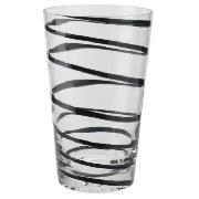 Spiral Vase Black