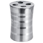 Stainless Toothbrush Holder stripe