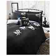 Tesco Stitched Floral Applique Double Duvet Set,