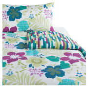 Tropical Print Duvet Set Single,