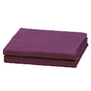 Twin Pack Pillowcase, Plum