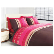 Twinpack Kieran Stripe Kingsize, Chocolate