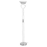 Tesco Twisted Floor Lamp Satin Nickel Finish