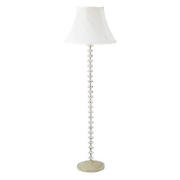 Tesco Twisted Shade Floor Lamp, Cream