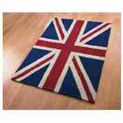 Tesco union jack rug 120x170cm red/blue