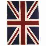 union jack rug 150x240cm red/blue