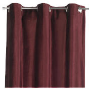 Velvet Curtains Lined Eyelet, Berry