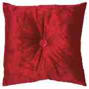 Tesco Velvet Cushion Cherry 40cmx40cm