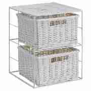 Wicker 2-Drawer Unit