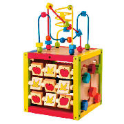 Wooden Activity Cube